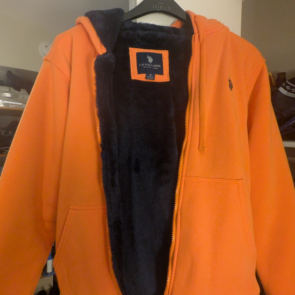 U.S. Polo Assn. Vibrant Orange Hoodie